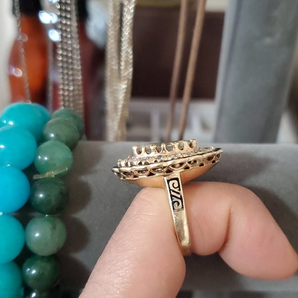 3carat antique diamond ring - Picture 4 of 7